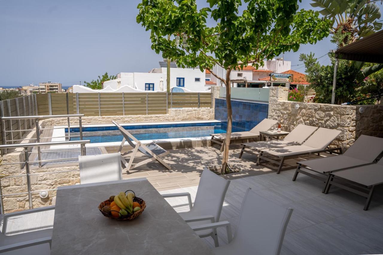 Thomas House Hersonissos - Private Pool - Sleeps 6 エクステリア 写真